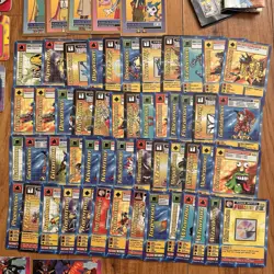 Digimon TCG 1999-2001 Card LOT  of Bandai Holo 1st Edition upper deck vintage - Image 11