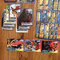 Digimon TCG 1999-2001 Card LOT  of Bandai Holo 1st Edition upper deck vintage - Image 12