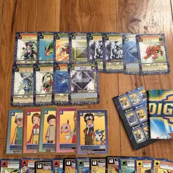 Digimon TCG 1999-2001 Card LOT  of Bandai Holo 1st Edition upper deck vintage - Image 2