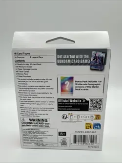 Bandai Gundam Card Game - Starter Deck 04: SEED Strike (ST04) - Image 3