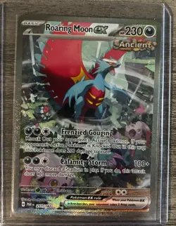 Roaring Moon ex 251/182 Paradox Rift Double Rare HOLO Pokemon Card NM - Image 3