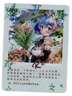 REM Re:Zero Puzzle Back EXV 03 Booster Goddess Story Anime Card - Image 1