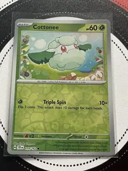 Cottonee - 014/162 Temporal Forces Reverse Holo 14/162 Pokemon Card - Image 1