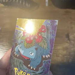Venusaur E3 Embossed Holo Black Logo Topps Mewtwo Strikes Back Pokemon Card - Image 3