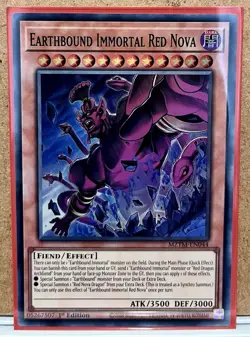 Earthbound Immortal Red Nova [MZTM-EN044] Super Rare 1st Edition Mint Card - Image 1