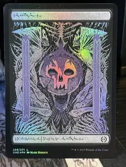 Swamp FOIL FULL ART #269 NM/M Phyrexia All Will Be One MTG Magic Card - Image 1