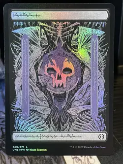 Swamp FOIL FULL ART #269 NM/M Phyrexia All Will Be One MTG Magic Card - Image 2