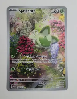 Sprigatito 196/193 - Paldea Evolved - Pokemon Card - Illustartion Rare - Image 9