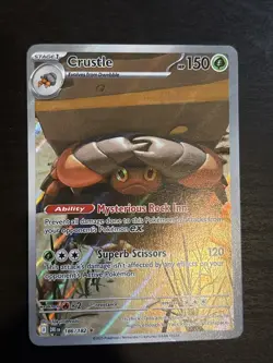 Pokémon TCG Crustle 186/182 Sv10: Destined Rivals Holo Illustration Rare Card - Image 3