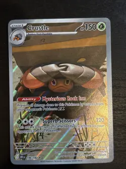 Pokémon TCG Crustle 186/182 Sv10: Destined Rivals Holo Illustration Rare Card - Image 8