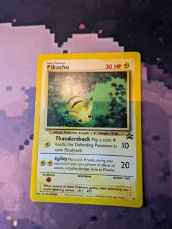 Pikachu 27 Black Star Promo Pokemon Card 2000 WOTC TCG Nintendo - Image 11
