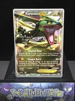 Pokemon Card Rayquaza EX Clement Lamberton 85/124 World Championship 2013 LP - Image 1