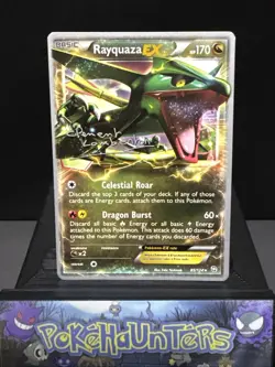 Pokemon Card Rayquaza EX Clement Lamberton 85/124 World Championship 2013 LP - Image 6