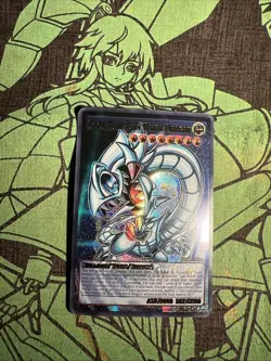 Toon Blue Eyes White Dragon Cards ACG Waifu Card Holo Anime Yugioh PRISMATIC - Image 1
