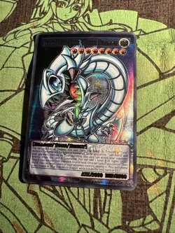 Toon Blue Eyes White Dragon Cards ACG Waifu Card Holo Anime Yugioh PRISMATIC - Image 11