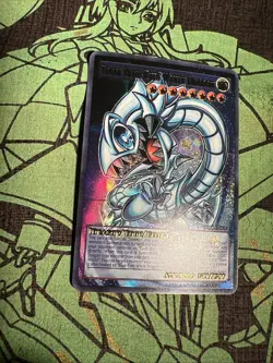 Toon Blue Eyes White Dragon Cards ACG Waifu Card Holo Anime Yugioh PRISMATIC - Image 3