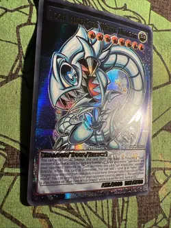 Toon Blue Eyes White Dragon Cards ACG Waifu Card Holo Anime Yugioh PRISMATIC - Image 4