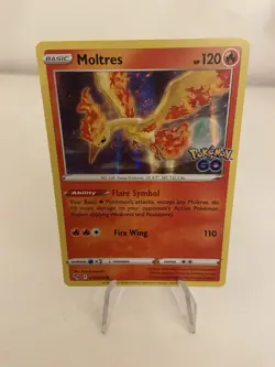 012/078 Moltres : Rare Holo Card : Pokemon GO Trading Card Game TCG Foil - Image 1