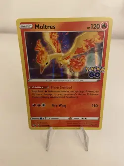 012/078 Moltres : Rare Holo Card : Pokemon GO Trading Card Game TCG Foil - Image 3
