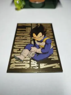 1999 Funimation Dragon Ball Z VEGETA GOLD FOIL Chase Trading Card G8 - JPP/AMADA - Image 5