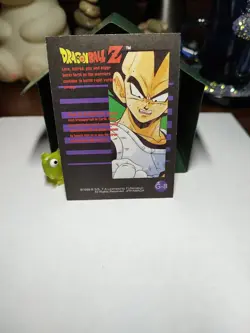 1999 Funimation Dragon Ball Z VEGETA GOLD FOIL Chase Trading Card G8 - JPP/AMADA - Image 9