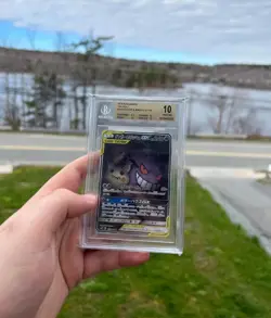 BGS10 Sun & Moon Tag Bolt #103 Gengar & Mimikyu GX SR 2018 Pokemon Card Japanese - Image 1