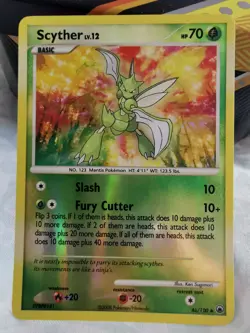 Pokemon Scyther Reverse Holo Rare Majestic Dawn Card 46/100 - Image 4