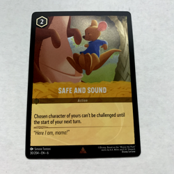 Safe And Sound 30/204 Disney Lorcana Azurite Sea Rare Cold Foil Card NM - Image 3