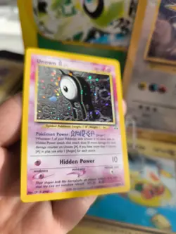 Pokemon Card Card Unown Icognito Neo Discovery English NM- Clean Holo WOTC - Image 13