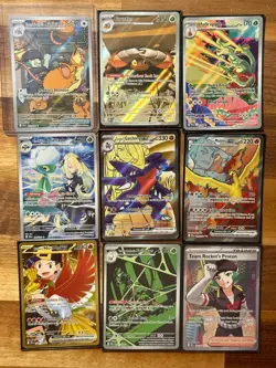 Pokémon TCG Destined Rivals Lot of 9 Cards - Illustration Rares, Hyper Rare + - Image 2