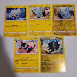 Luxray 46/122 Reverse Holo Shinx 49/172 Lot Of 5 Cards Shinx, Luxio & Luxray  !! - Image 1