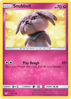 ?Snubbull -?15 -?Sun & Moon: Detective Pikachu - Pokemon - NM/M? - Image 2