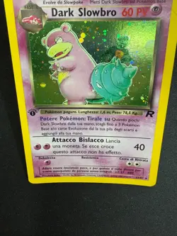 Pokemon Dark Slowbro 12/82 Team Rocket Rare Holo First Edition Wizards ITA - Image 13