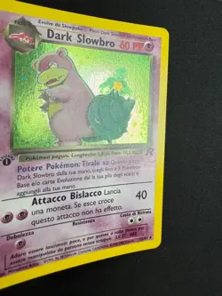 Pokemon Dark Slowbro 12/82 Team Rocket Rare Holo First Edition Wizards ITA - Image 5