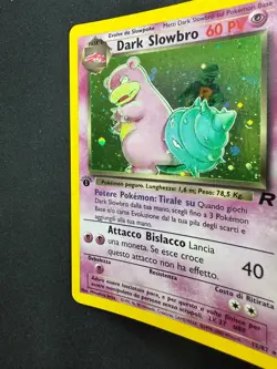 Pokemon Dark Slowbro 12/82 Team Rocket Rare Holo First Edition Wizards ITA - Image 6