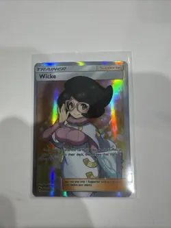 Wicke (Full Art) SM - Burning Shadows #147/147 Holo Pokemon Ultra Rare - Image 3