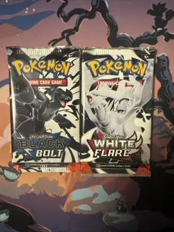 Pokemon TCG: Scarlet & Violet Black Bolt White Flare Booster Packs X2 Ships Now - Image 3