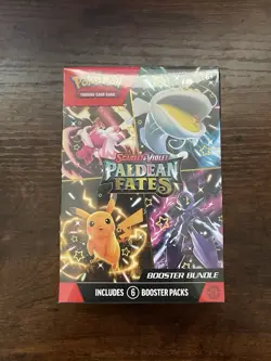 Pokemon TCG Scarlet And Violet Paldean Fates Booster Bundle Box Sealed - Image 1