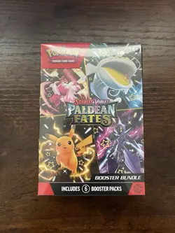 Pokemon TCG Scarlet And Violet Paldean Fates Booster Bundle Box Sealed - Image 3