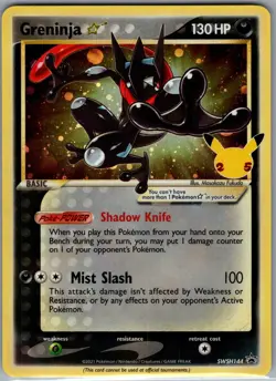 Greninja SWSH144 - Pokemon Sword & Shield Black Star Promos - Holo (NM) - Image 1