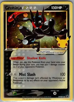 Greninja SWSH144 - Pokemon Sword & Shield Black Star Promos - Holo (NM) - Image 3