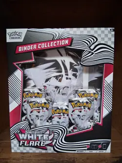 Pokémon TCG: Scarlet & Violet White Flare Binder Collection -  New And Sealed! - Image 4