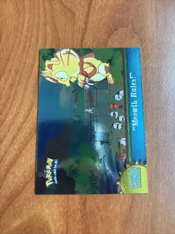 Topps Pokemon Series 3 Orange Islands Meowth Rules #OR13 Holo Foil NM - Image 1