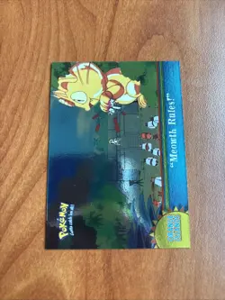 Topps Pokemon Series 3 Orange Islands Meowth Rules #OR13 Holo Foil NM - Image 5