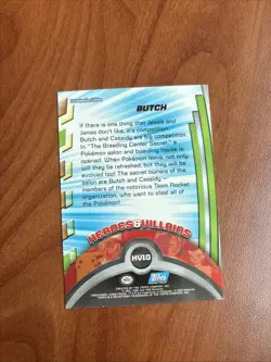 2000 Topps Pokemon TV Animation Edition Series 3 Heroes & Villains Butch Foil - Image 2