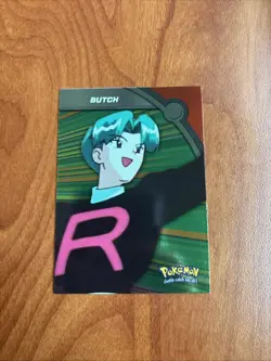 2000 Topps Pokemon TV Animation Edition Series 3 Heroes & Villains Butch Foil - Image 5