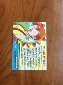 2000 Topps Pokemon TV Animation Edition Series 3 OR8 Silver Foil Bye Bye Psyduck - Image 2