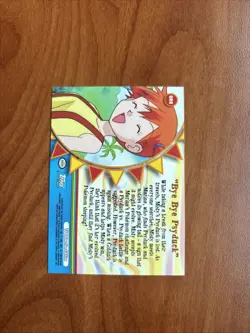 2000 Topps Pokemon TV Animation Edition Series 3 OR8 Silver Foil Bye Bye Psyduck - Image 6