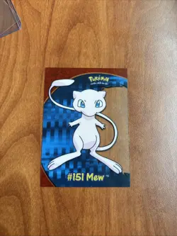 Mew PC7 Topps Pokémon TV Animated Edition Clear - Image 3