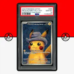 Pokemon PSA 10 Pikachu with Grey Felt Hat Van Gogh 085/SV-P 085 Black Star Promo - Image 6